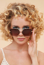 Load image into Gallery viewer, Luxe Angelina Sunglasses - Mahogany
