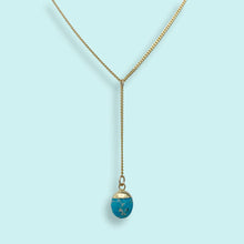 Load image into Gallery viewer, Turquoise Y-Drop Necklace
