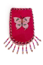 Load image into Gallery viewer, Butterfly Pattern Velvet Crossbody Bags: Random Color
