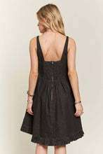Load image into Gallery viewer, PINTUCK DETAIL CASUAL DENIM DRESS
