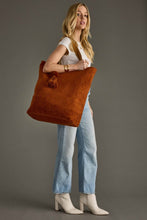 Load image into Gallery viewer, Rust Corduroy Tote
