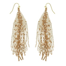 Load image into Gallery viewer, Western Native American Bead Fringe Earrings
