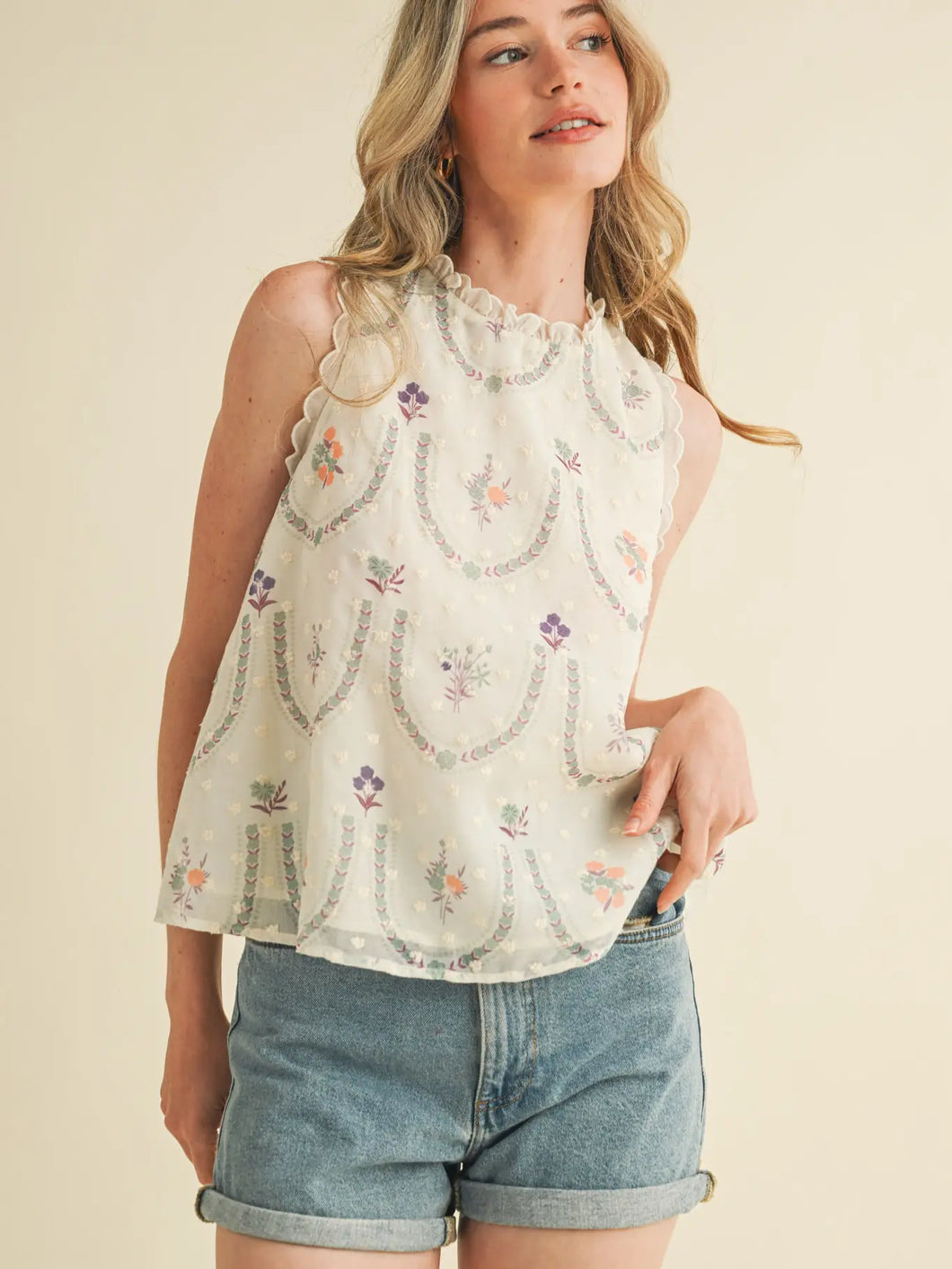 Floral Babydoll Top