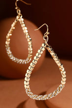 Load image into Gallery viewer, Pave Cubic Beaded Teardrop Earrings
