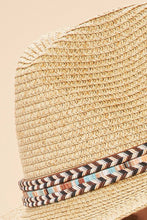 Load image into Gallery viewer, Thalia Hat - Vanilla with Chevron Shimmer
