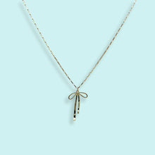 Load image into Gallery viewer, Gold Bow Necklace: 16 Inch
