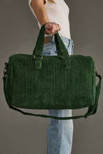 Load image into Gallery viewer, Dk. Green Corduroy Duffel
