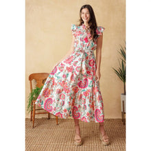 Load image into Gallery viewer, A Printed Woven Midi Dress
