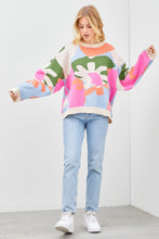 Load image into Gallery viewer, CREAM MULTI-COLOR SWEATER

