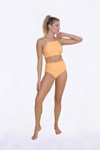 Load image into Gallery viewer, Solid Essential Halter Bikini Set (Peach)
