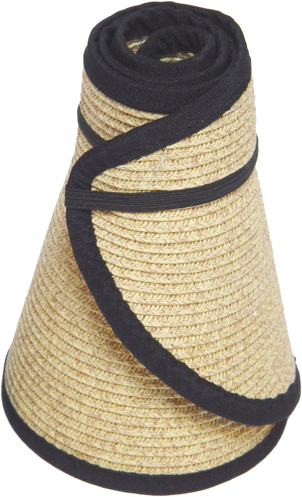 A very stylish, versatile, rolled visor (A-Wheat)