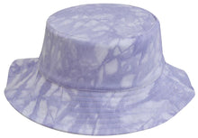 Load image into Gallery viewer, Kids Reversible tie dye bucket hat-(D-Lavender)
