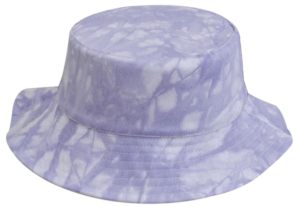 Kids Reversible tie dye bucket hat-(D-Lavender)