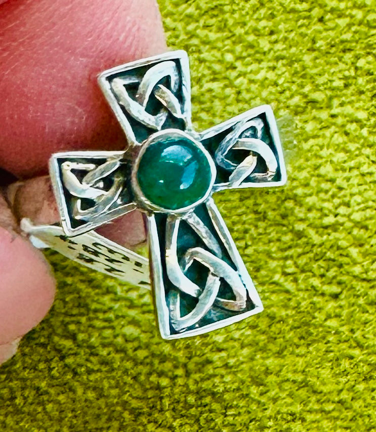 Vintage Celtic Cross Ring