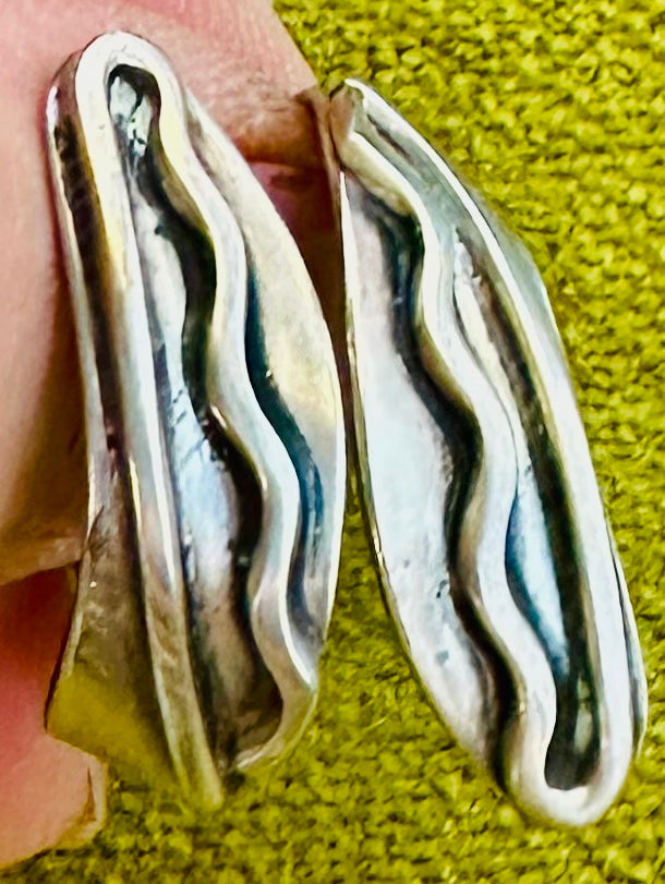 Vintage Sterling Zig Zag Wrap Ring