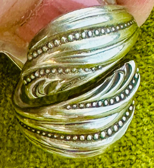 Vintage Sterling Wrap Ring