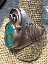 Load image into Gallery viewer, Vintage Turquoise Men&#39;s Ring
