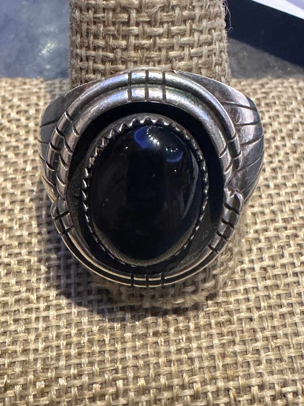 Vintage Black Onyx Ring