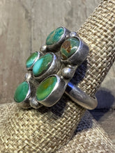 Load image into Gallery viewer, Old Pawn green turquoise ring

