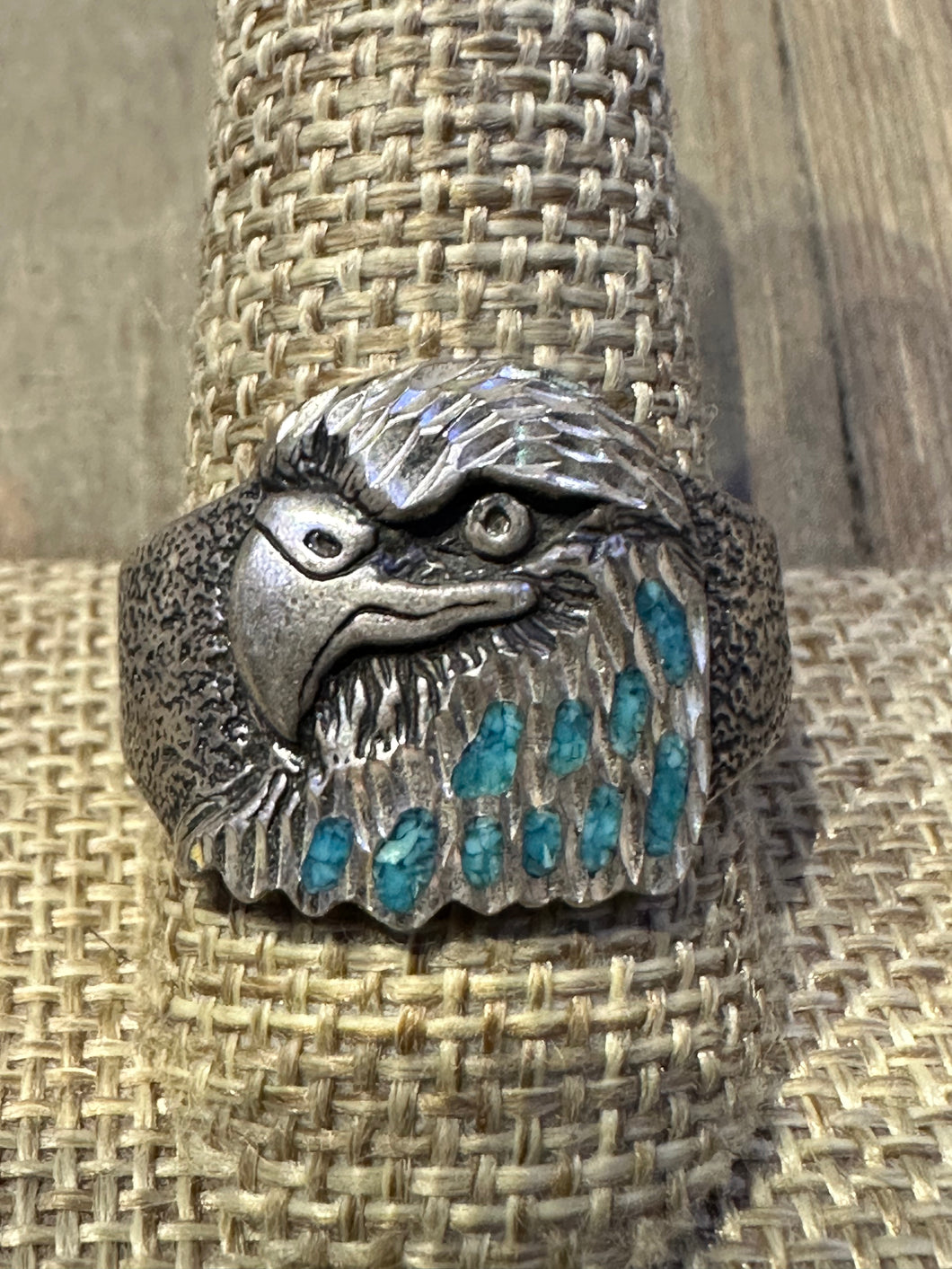 Old Pawn Eagle Head Ring