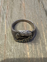 Load image into Gallery viewer, Old Pawn Eagle Head Ring
