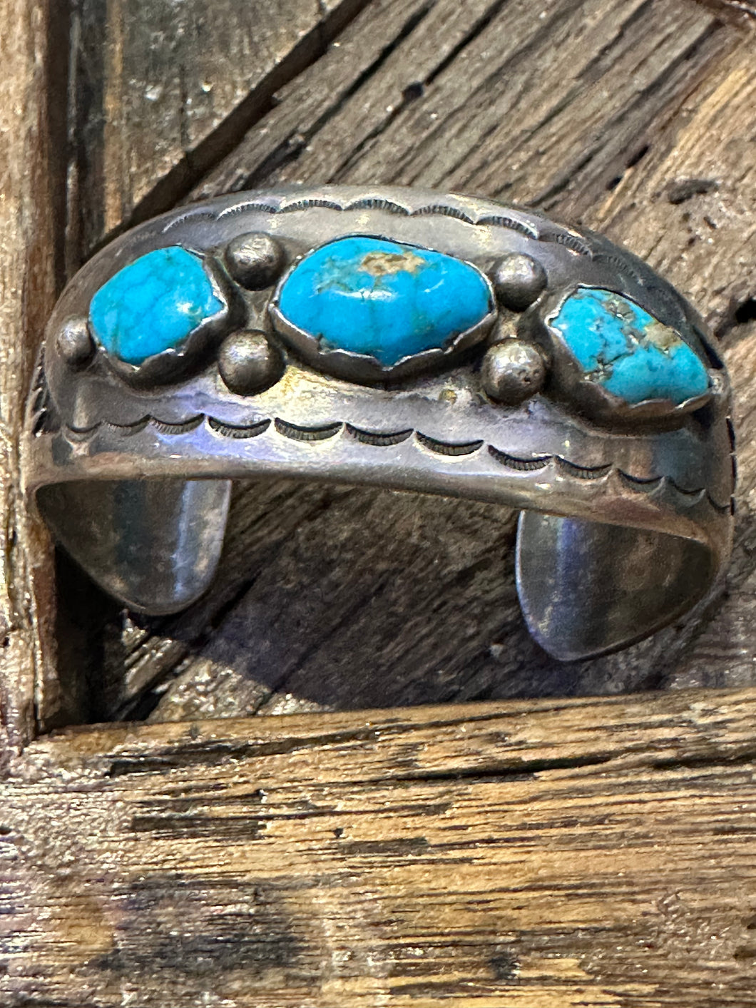 Vintage Turquoise Cuff