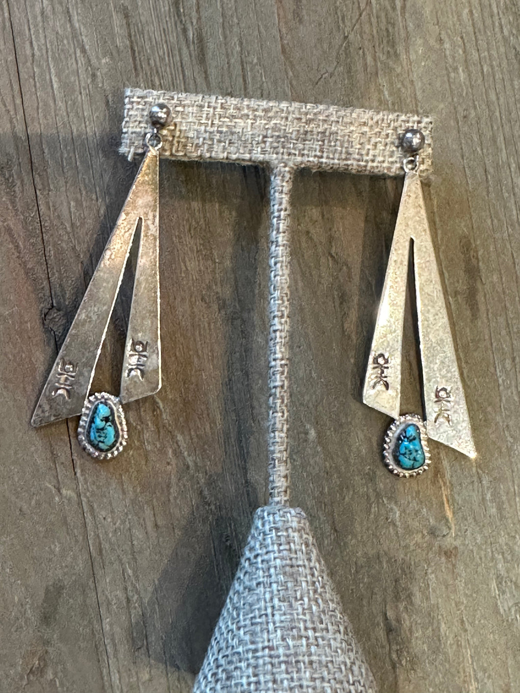Old Pawn Earrings with Turquoise