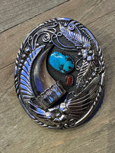 Load image into Gallery viewer, Sterling Silver Bear Claw Belt Buckle
