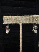 Load image into Gallery viewer, Vintage Mother of Pearl &amp; Amethyst Earrings
