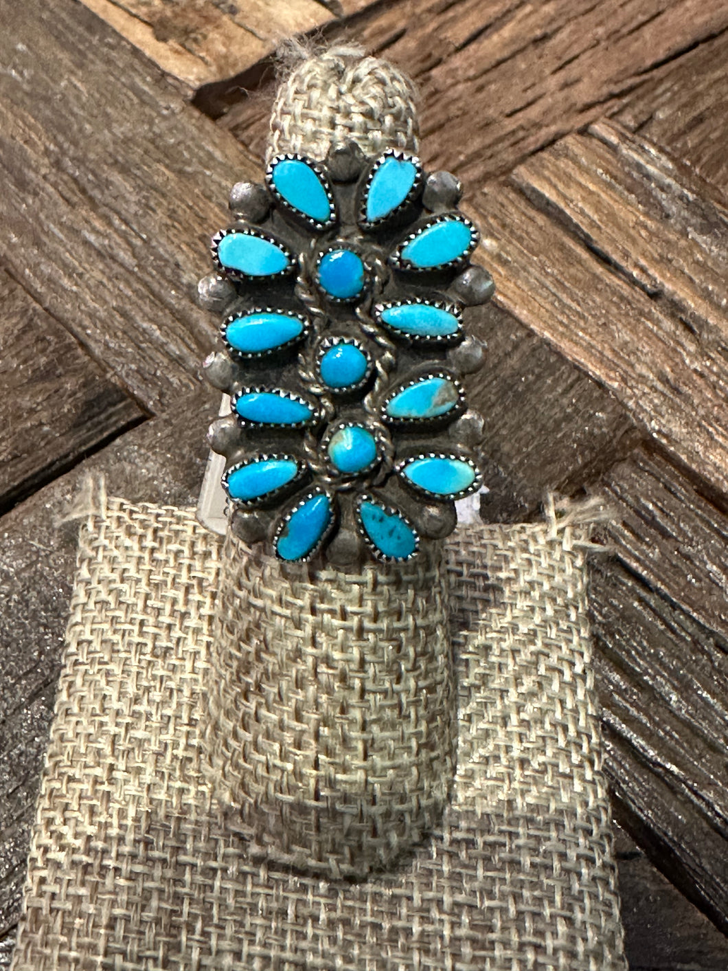 Vintage Zuni Petit Point Ring