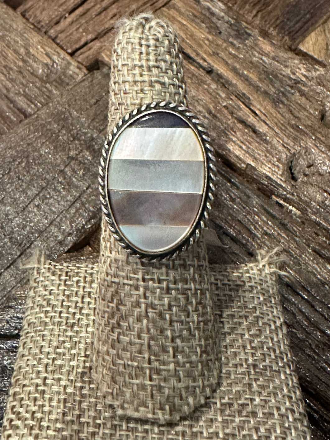 Vintage Zuni Inlay Ring