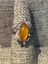 Load image into Gallery viewer, Vintage Amber Ring
