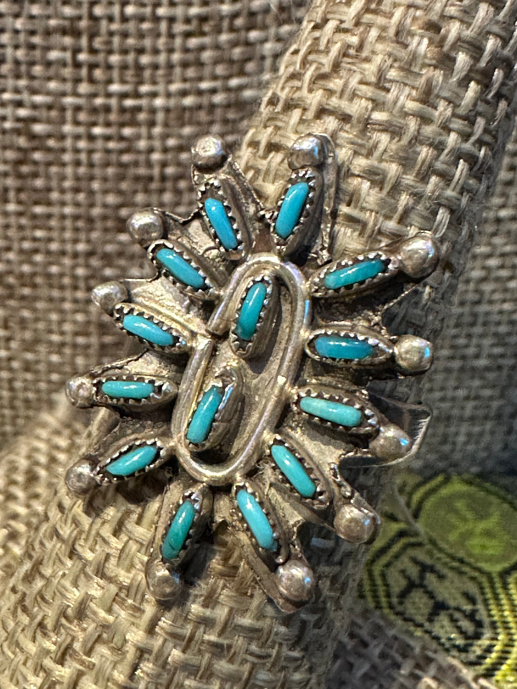 Vintage Zuni Petit Point Ring