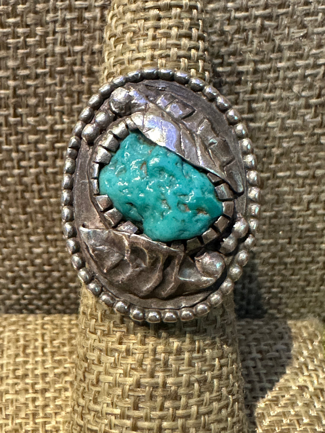 Vintage Navajo Turquoise Ring