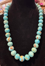 Load image into Gallery viewer, Vintage Large Turquoise Bead Necklace
