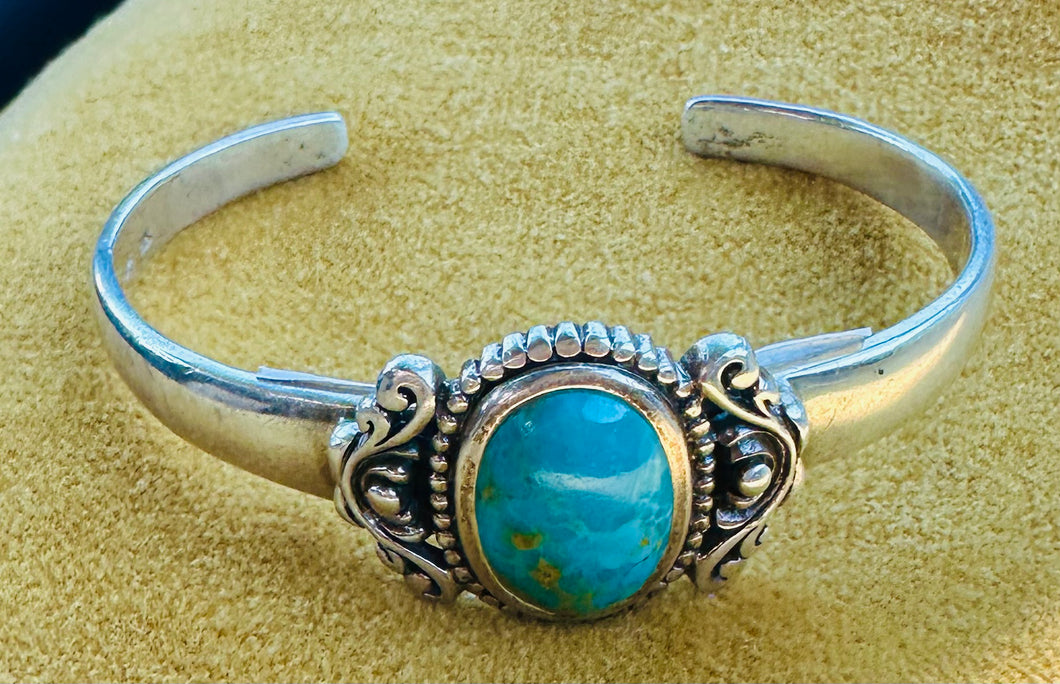 Vintage Turquoise Cuff