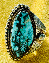 Load image into Gallery viewer, Vintage Large Turquoise Ring
