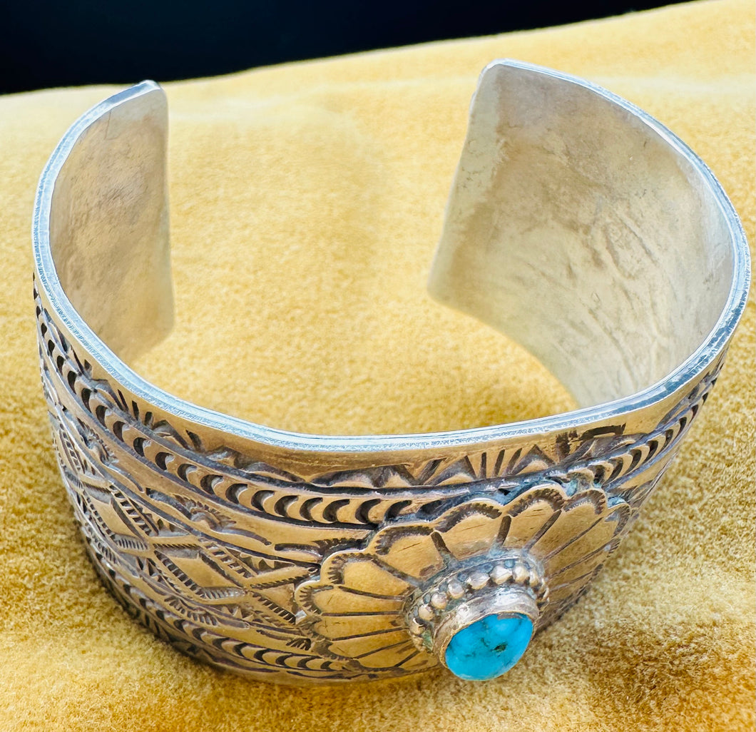 Vintage Turquoise Cuff