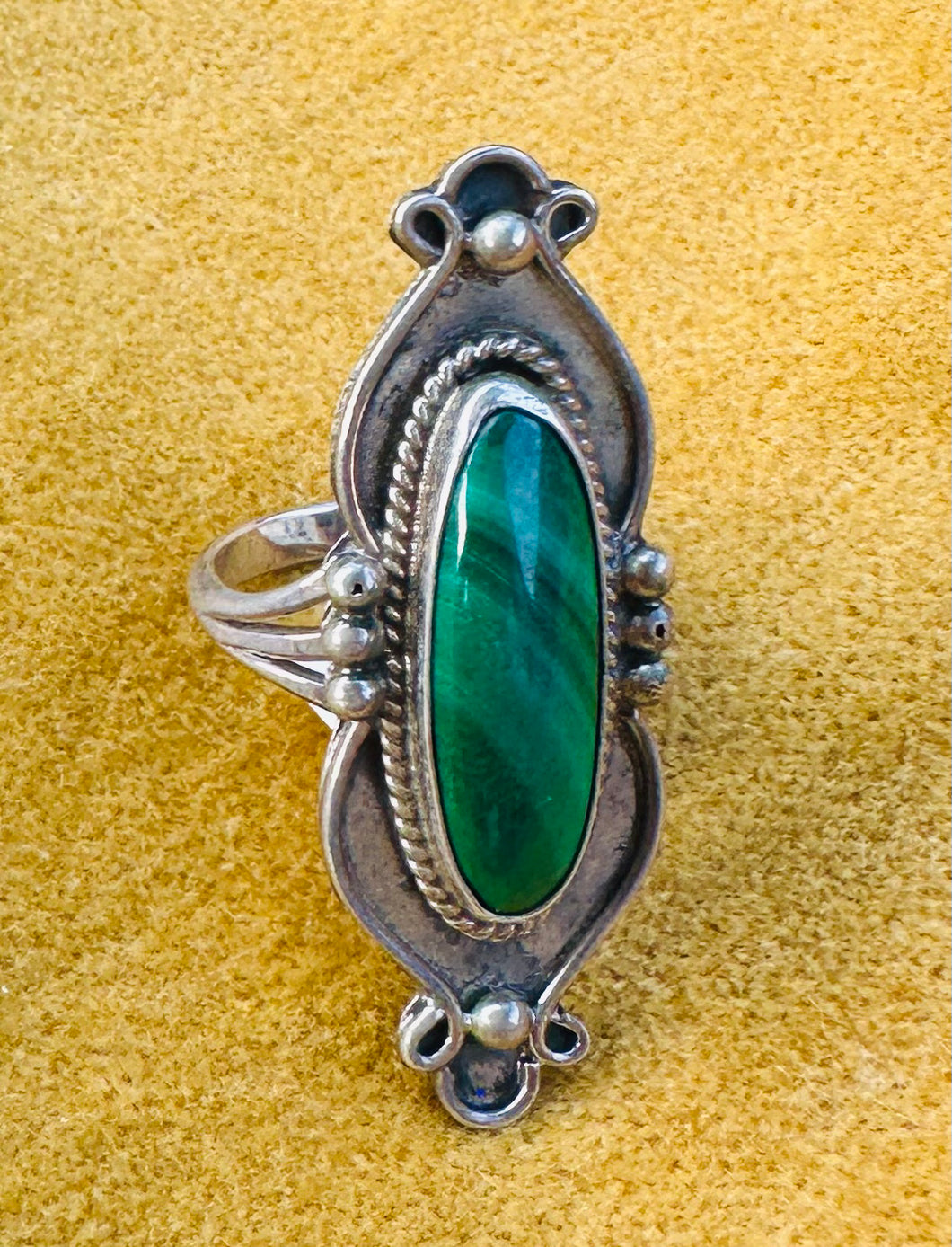 Vintage Malachite Ring