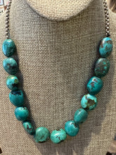 Load image into Gallery viewer, Vintage Large Turquoise Bead Necklace
