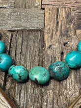 Load image into Gallery viewer, Vintage Large Turquoise Bead Necklace
