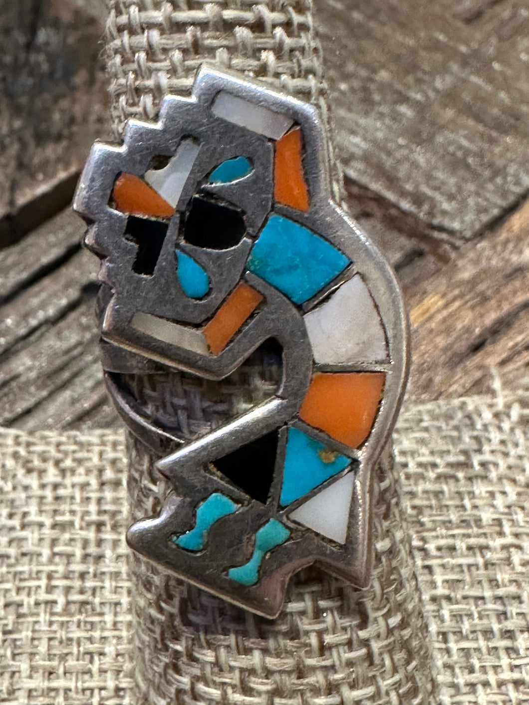 Vintage Zuni Kachina Ring