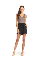 Load image into Gallery viewer, Cotton Gauge Shorts with Pockets &amp; Elastic Waist
