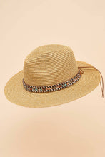 Load image into Gallery viewer, Thalia Hat - Vanilla with Chevron Shimmer
