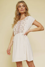 Load image into Gallery viewer, Embroidered Linen Dress
