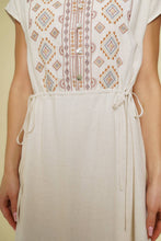Load image into Gallery viewer, Embroidered Linen Dress
