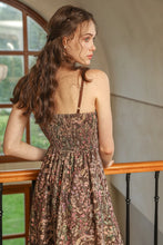 Load image into Gallery viewer, Forest Bloom Embellished Smock Dress
