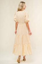Load image into Gallery viewer, A striped woven midi dress
