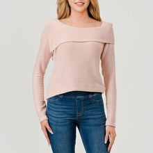 Load image into Gallery viewer, Semi-Off Shoulder Texture Top,
