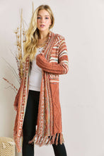 Load image into Gallery viewer, Aztec Fringe Cardigan
